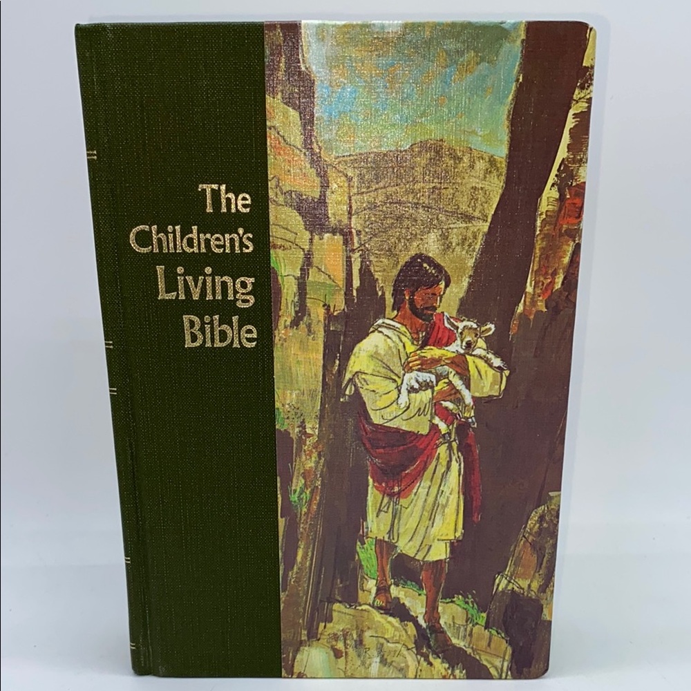 The Children's Living Bible Paraphrased Tyndale Vintage Hardcover 1973 with Box